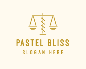 Legal Attorney Scales logo design