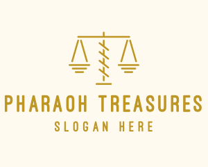 Legal Attorney Scales logo design