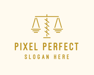 Legal Attorney Scales logo design