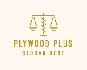 Legal Attorney Scales logo design