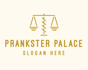 Legal Attorney Scales logo design