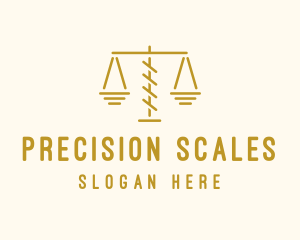 Legal Attorney Scales logo design