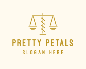 Legal Attorney Scales logo design