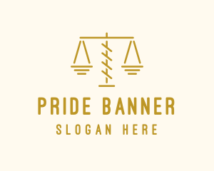 Legal Attorney Scales logo design