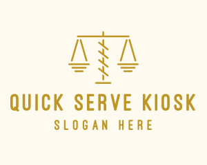 Legal Attorney Scales logo design