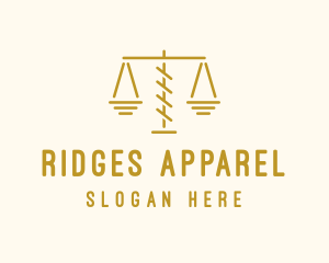 Legal Attorney Scales logo design