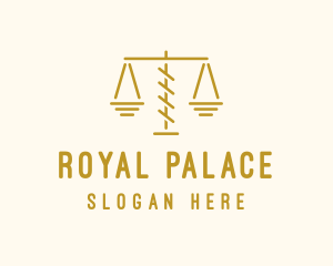 Legal Attorney Scales logo design