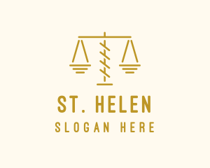 Legal Attorney Scales logo design