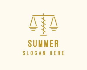 Legal Attorney Scales logo design