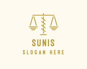 Legal Attorney Scales logo design