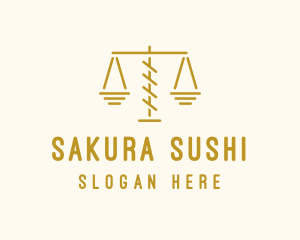 Legal Attorney Scales logo design