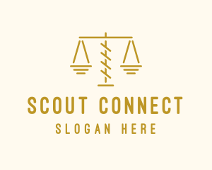 Legal Attorney Scales logo design