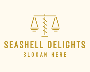 Legal Attorney Scales logo design