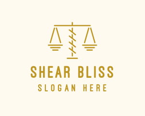 Legal Attorney Scales logo design