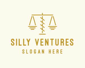 Legal Attorney Scales logo design