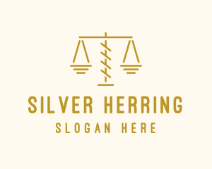 Legal Attorney Scales logo design