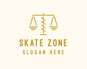 Legal Attorney Scales logo design