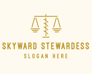 Legal Attorney Scales logo design