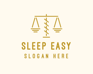 Legal Attorney Scales logo design