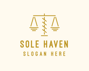 Legal Attorney Scales logo design