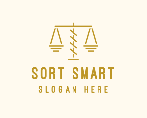 Legal Attorney Scales logo design