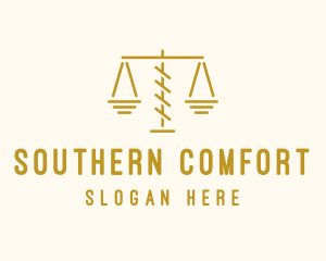 Legal Attorney Scales logo design