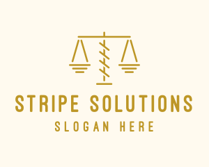 Legal Attorney Scales logo design