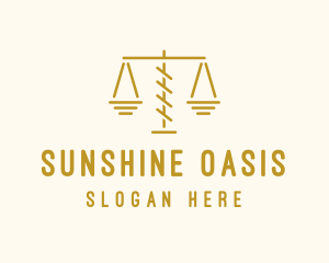 Legal Attorney Scales logo design