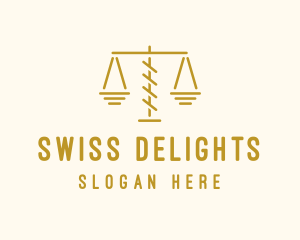 Legal Attorney Scales logo design