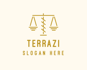 Legal Attorney Scales logo design