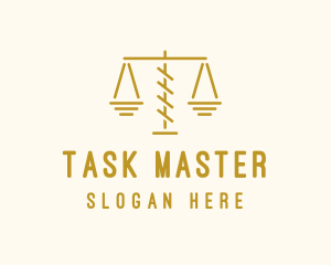 Legal Attorney Scales logo design