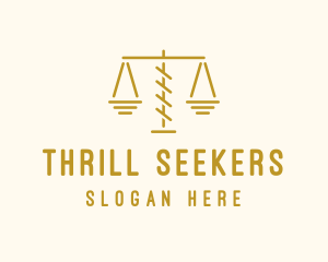 Legal Attorney Scales logo design