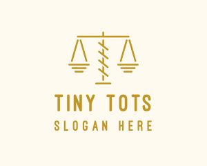 Legal Attorney Scales logo design