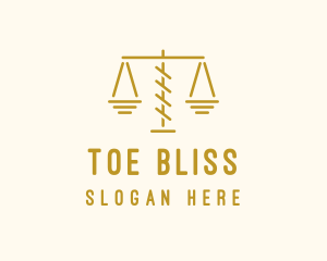 Legal Attorney Scales logo design