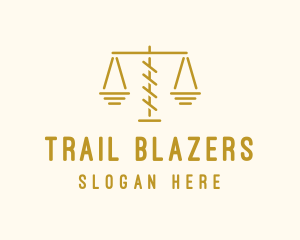 Legal Attorney Scales logo design