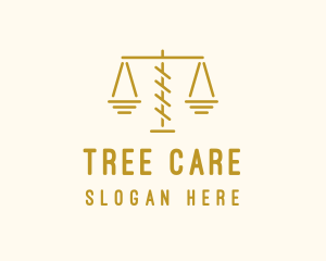 Legal Attorney Scales logo design