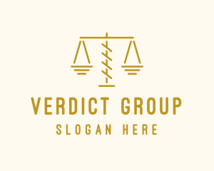 Legal Attorney Scales logo design