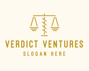 Judge - Legal Attorney Scales logo design