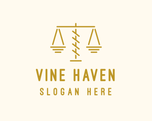 Legal Attorney Scales logo design