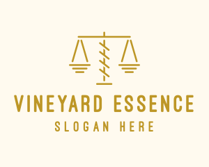 Legal Attorney Scales logo design