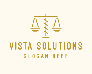 Legal Attorney Scales logo design