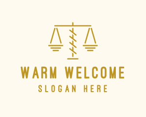 Legal Attorney Scales logo design