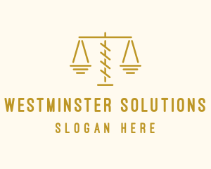 Legal Attorney Scales logo design