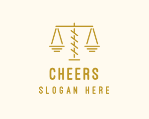 Legal Attorney Scales logo design