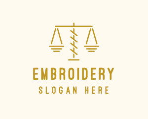 Legal Attorney Scales logo design