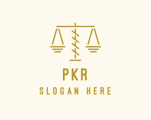 Legal Attorney Scales logo design