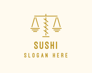 Legal Attorney Scales logo design