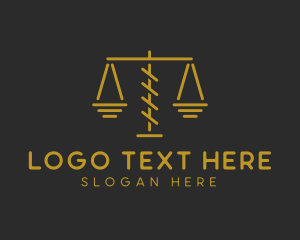 Scale - Legal Attorney Scales logo design