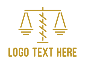 Notary - Minimalist Legal Lawyer Attorney Scales logo design