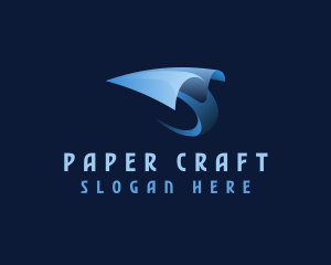 Paper Plane Aviation logo design